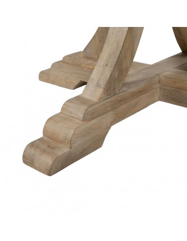 Mesa comedor redonda colonial GAZA 120, madera...