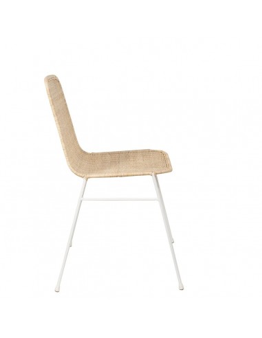 Cadeira minimalista Colette em rattan natural...