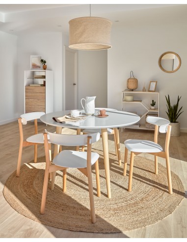 Mesa extensible redonda OQUI 120(200) x 120 cm....