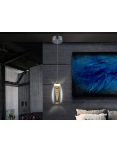 LAMPARANEBULA 1L LED CROMO