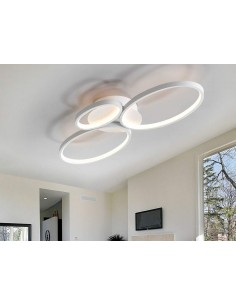 PLAFON SIOSLED 3 AROS BLANCO