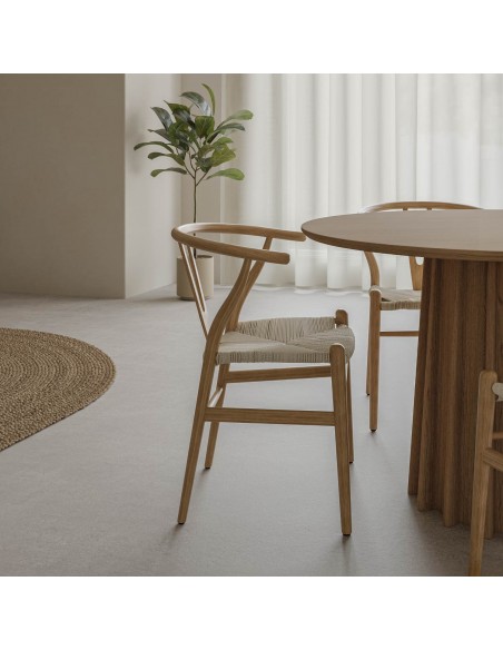 Silla WISH madera natural
