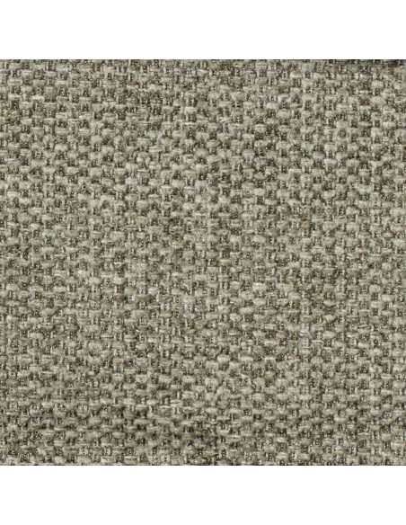 Banco CLARK de 65,5 cm. Assento estofado en Taupe e pés de metal.