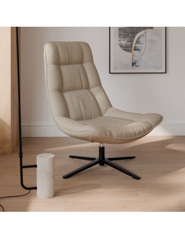 Butaca giratoria 360º PARMA, asiento amplio en...