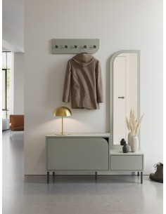 Consola, zapatero moderno BEA 112 x 172, espejo,... 2