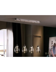 LAMPARATACCIA 4L LED CROMO