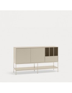 Teulat Platt Aparador minimalista 166 x 98, MDF lacado Arena