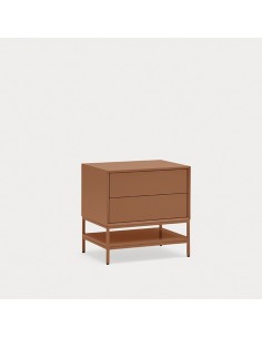 Mesa de cabeceira minimalista Teulat Platt 55 x 55, MDF...