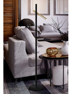 PIE SALON VARAS ORO/NEGRO 2 Led