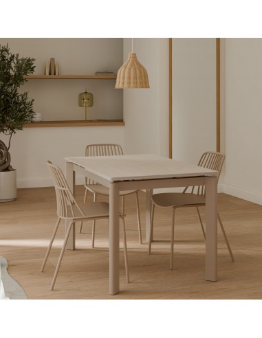 Mesa extensível CONSTANCE 120 (180), travertino...