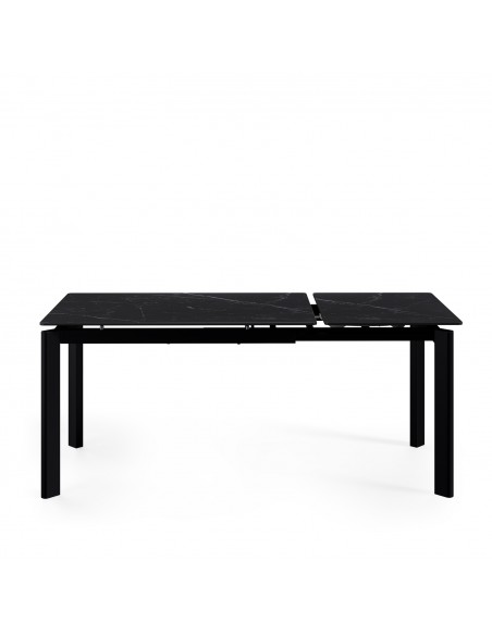 Mesa extensible CONSTANCE 120 (180) porcelánico negro