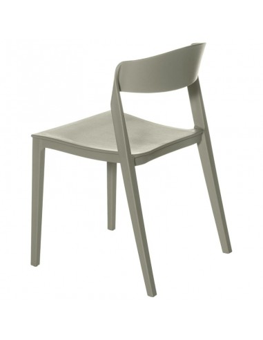 SILLA exterior ADELYN apilable, POLIPROPILENO...