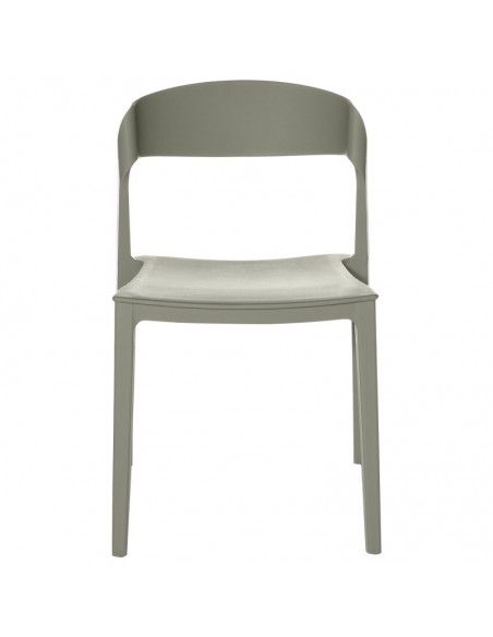 SILLA exterior ADELYN apilable, POLIPROPILENO MENTA.