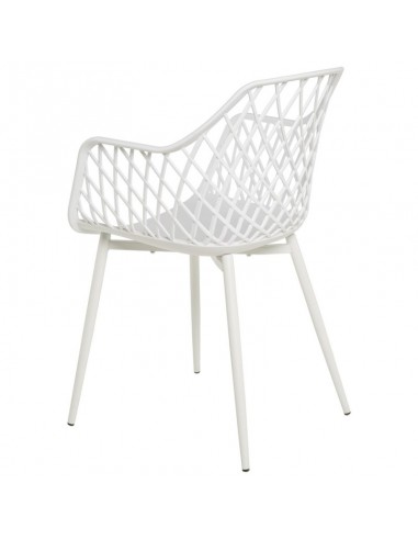 SILLA CON BRAZOS CHARLOTTE BLANCO....