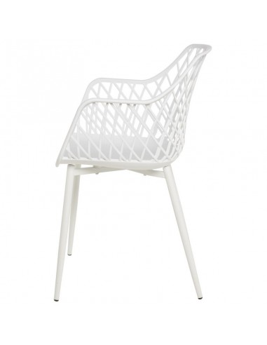SILLA CON BRAZOS CHARLOTTE BLANCO....