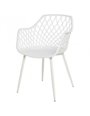 SILLA CON BRAZOS CHARLOTTE BLANCO....
