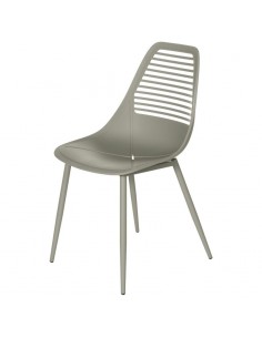 SILLA DE POLIPROPILENO LEIA MENTA. PATAS METAL