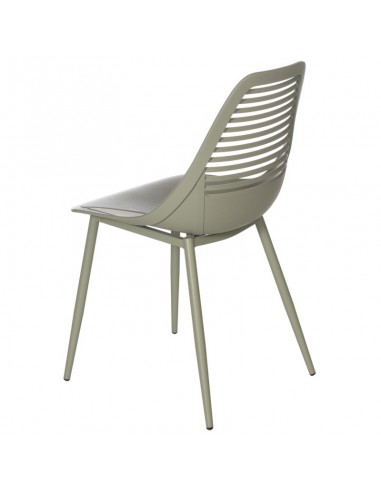 SILLA DE POLIPROPILENO LEIA MENTA. PATAS METAL