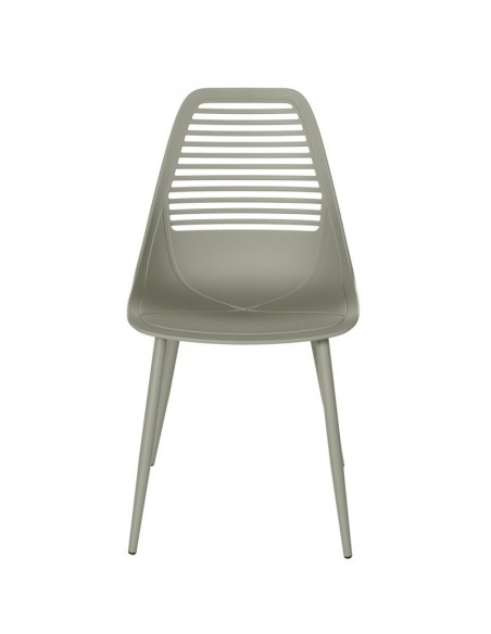 SILLA DE POLIPROPILENO LEIA MENTA. PATAS METAL