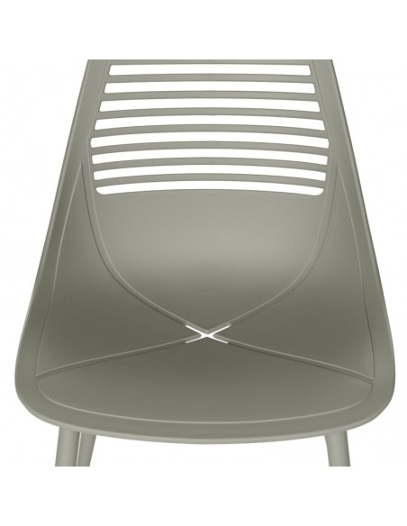 SILLA DE POLIPROPILENO LEIA MENTA. PATAS METAL
