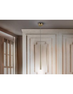 LAMPARA colgante VARAS ORO 1L