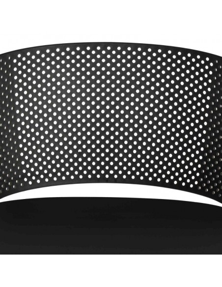 SILLA CON BRAZOS NOELLE NEGRO, POLIPROPILENO, PATAS METAL