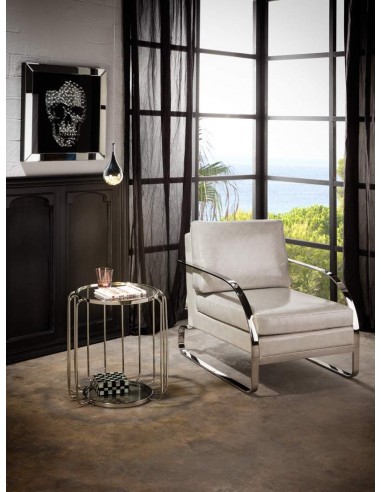 MESA AUXHADAS ACERO Ø50