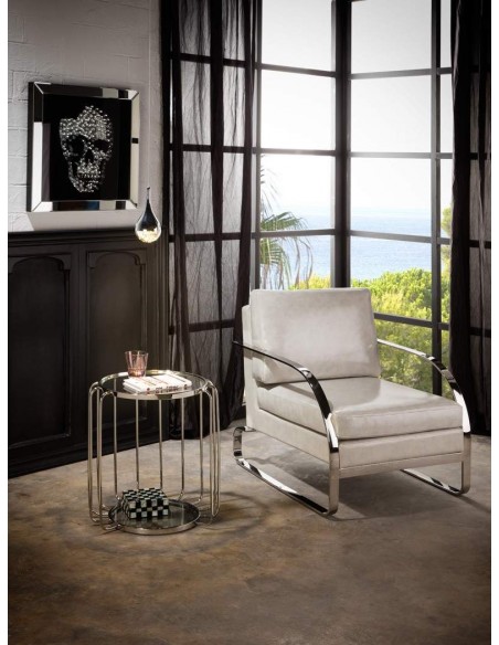 MESA AUXHADAS ACERO Ø50