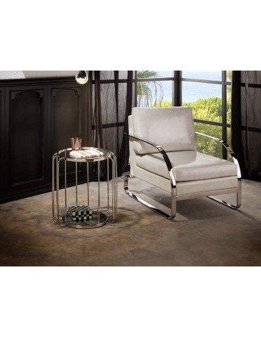 MESA AUXHADAS ACERO Ø50