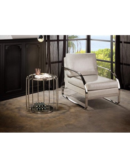 MESA AUXHADAS ACERO Ø50