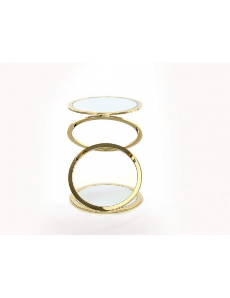 MESA AUXAROS OURO Ø45