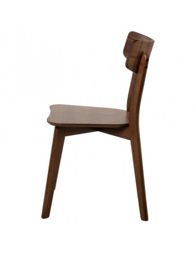 Silla contemporánea ALAIA de madera de hevea...