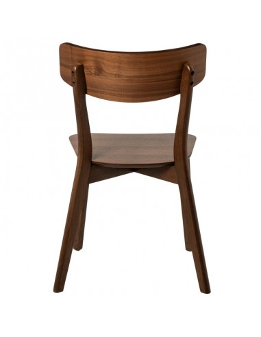 Silla contemporánea ALAIA de madera de hevea...