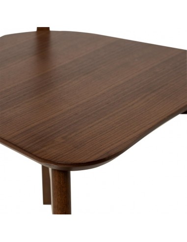 Silla contemporánea ALAIA de madera de hevea...