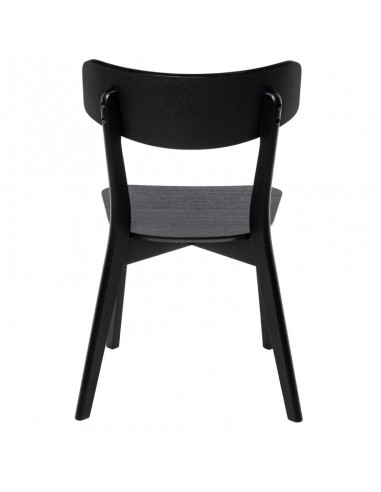 Silla contemporánea ALAIA de madera de hevea...