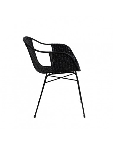 Cadeira em vime ALLEGRA com braços, base em...