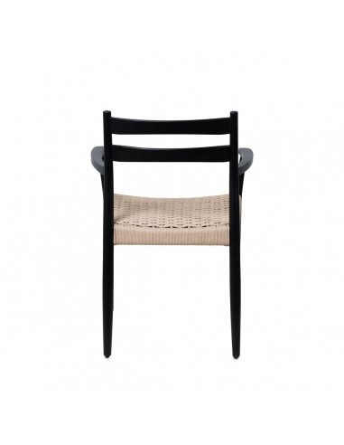 Silla mediterránea con brazos EDNA en madera...