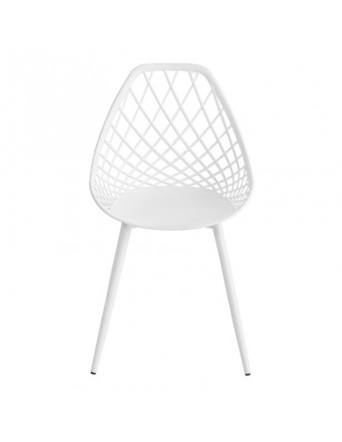 Silla de diseño JOSIE, polipropileno, metal