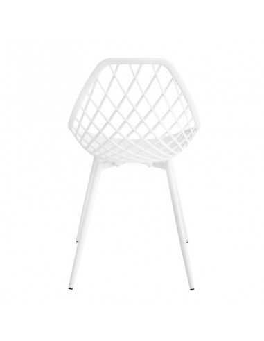 Silla de diseño JOSIE, polipropileno, metal