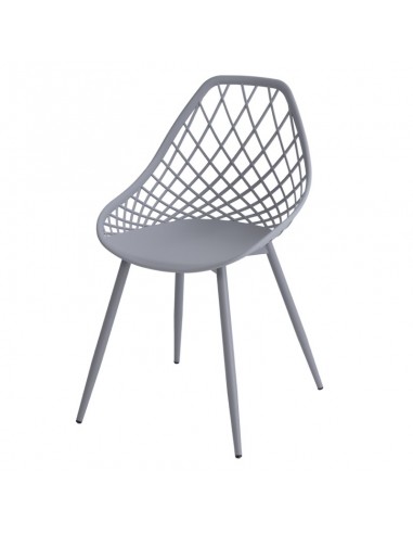 Silla de diseño JOSIE, polipropileno, metal