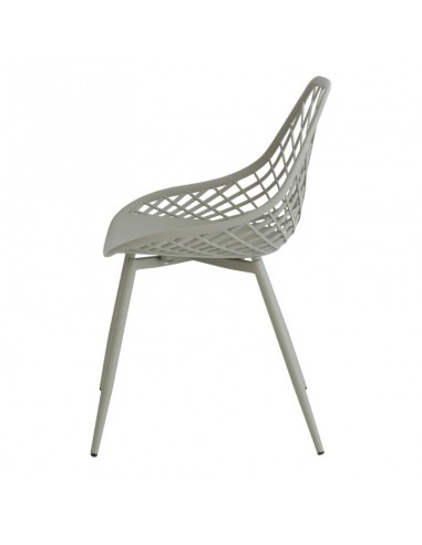 Silla de diseño JOSIE, polipropileno, metal