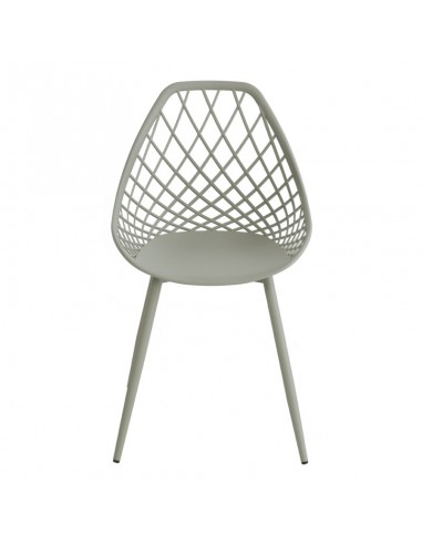 Silla de diseño JOSIE, polipropileno, metal