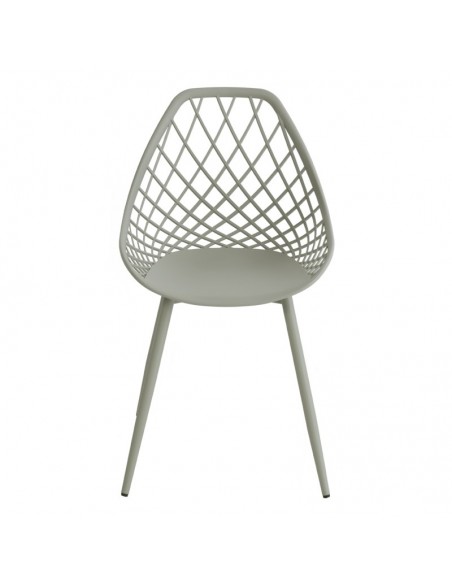 Cadeira de design JOSIE, polipropileno, metal