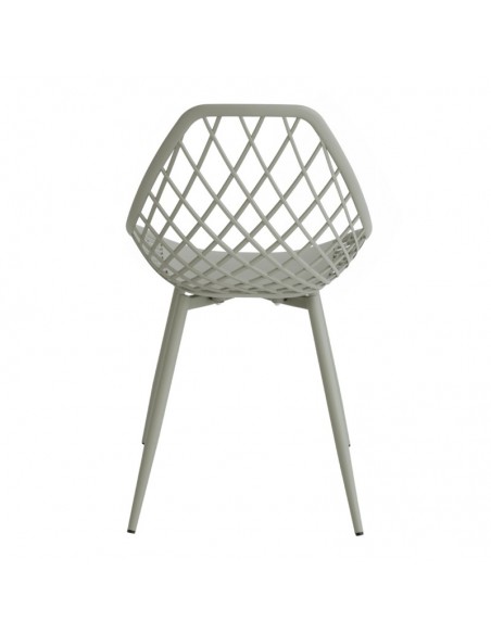 Cadeira de design JOSIE, polipropileno, metal