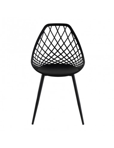 Cadeira de design JOSIE, polipropileno, metal