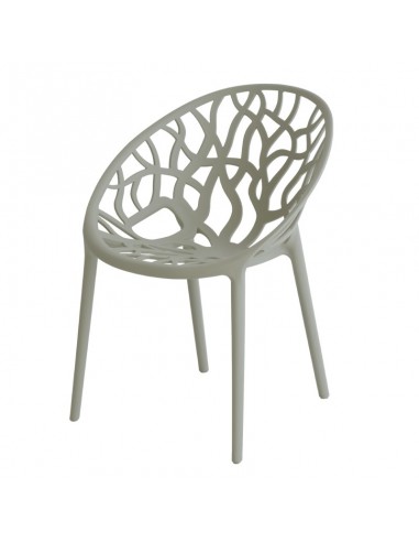 Silla exterior de diseño KIARA, plastico