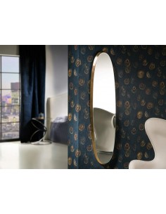 ESPELHO ÁRIES OVAL136X36 OURO