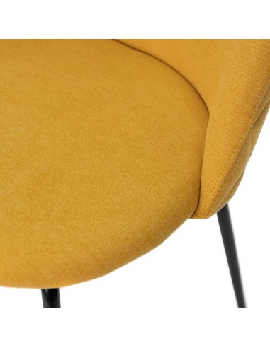 Cadeira LAILA de design moderno, tecido e metal...