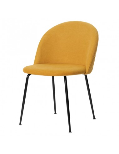 Cadeira LAILA de design moderno, tecido e metal...