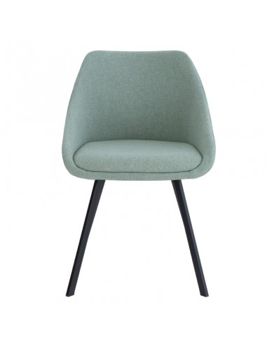 Cadeira design JENNA em tecido anta e pernas em...